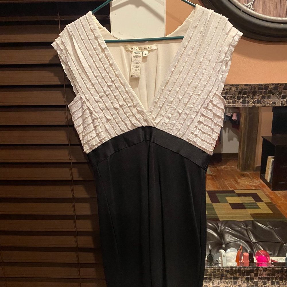 Max Studio Black and White Dress